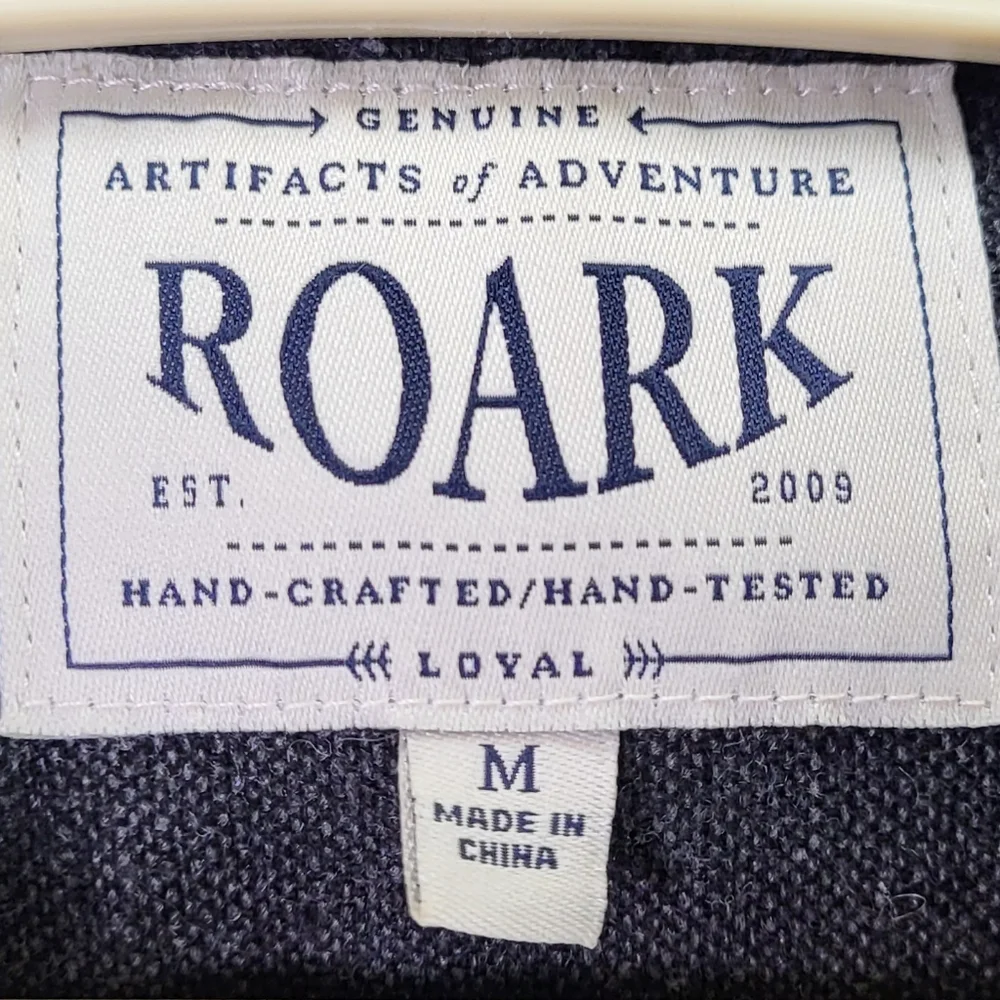 Roark Nordsman Long Sleeve Wool Blend Flannel size Medium - Picture 3 of 7